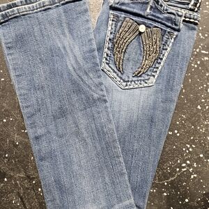 Miss me angel wing jeans size 28